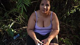 hey mama verga stranger blows you on public highway then bends for huge cock doggystyle cum on tits