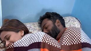 SEXY INDIAN WIFE WAKES TO ROUGH MORNING DOGGYSTYLE FUCK WITH CREAMPIE IN COLD WEATHER