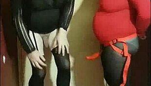 Crossdresser ass-to-mouth sequences build in collection part 3