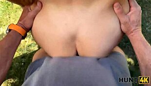 hunt4k young czech teen slut cheats on husband with outdoor pov blowjob from old man