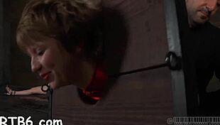 Bound Euro Babe Endures Brutal Hardcore Facial and Tight Pussy Pain