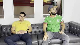 juicy latina wives swap cum creampies in tight wet holiday lingerie orgy