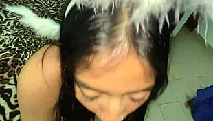 friend tries my lingerie before husband