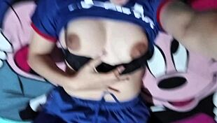 Once the cuckold left, she spread wide for my huge cock in raw homemade pounding