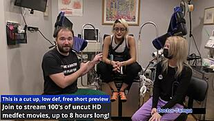 dr tampa checks channy crossfire's yearly physical closely