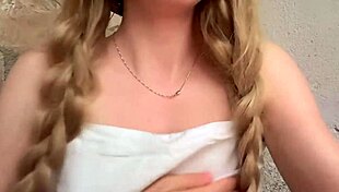 Stepdad ditches me horny in yard waiting for outdoor fuck!