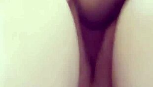 Big cock pounds tiny redhead wife deep. Doggystyle strokes fill her tight pussy.