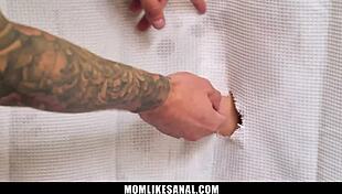 Stepson pounds Natasha Nice's busty ass tight!