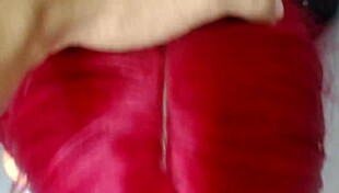 she catches me stroking and jumps in to help finish strong