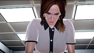 Descriptive PAWG Teacher Flaunts Massive Jiggling Big Ass Cheeks