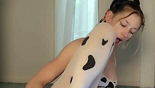 missalice grinds cowgirl on massive dildo riding hard with intense hip thrusts and deep toy penetration for wild orgasmic pleasure