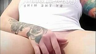 Redhead Fingers Swollen Clit Till Orgasm Watching Porn Full Vid