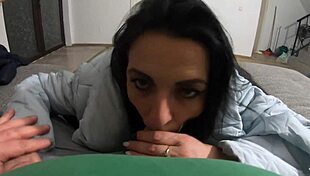 milfycalla teases cock through pantyhose then takes cumshots on downjacket