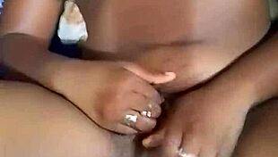 after squirting her big pussy lips drip as she fingers wildly