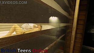 hey neighbour, catch me fingering my huge tits and wet pussy just for your eyes