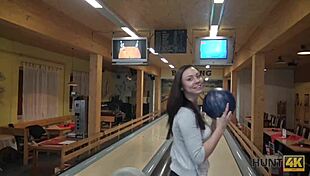 Hunt4k Lucky Fucker Scores Epic Bowling Alley Pickup Fuck!