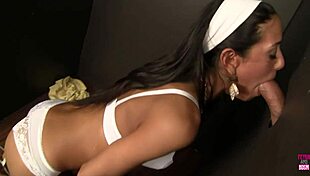 lyla strokes tight pussy over white panties during confessional deepthroat