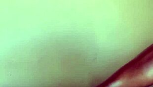 Ebony babe strokes monster cock footjob