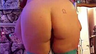 Redhead Milf Cougar Steffi Dances In Lingerie Teasing Big Pussy Lips With Vibrator Toys