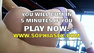 Tempting Her Tight Ass with Massive BBC Stretch