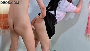 18yo japanese student fucked cowgirl after school creampie uncensored
