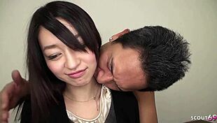 Hey petite Asian, your long nipples tricked me into fucking you hard