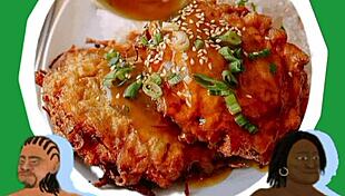 Nico Moron Fights in False Hood with Chinese Food Wrestling Action