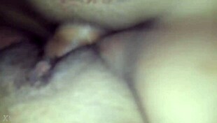 amateur licks cum from wet pussy close up