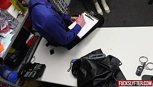 hey lulu chu, thief caught? now deepthroat fucked in backroom office?