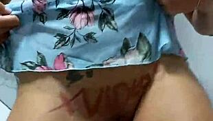 brunette wife's intriguing verification video reveals hidden thrills