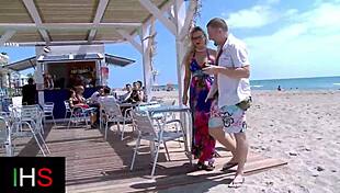 Blonde Glasses Milf Ass Fucked Doggy with Shaved Pussy Lick