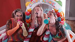 imagine squirting sluts into anal fisting and face fucking each other till they're stupid