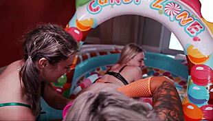 imagine squirting sluts into anal fisting and face fucking each other till they're stupid