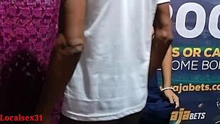 bengali bhabhi bends over for hardcore doggy chudai on ranch with hairy pussy creampie