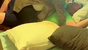 Homemade ebony neighbor sneaks into bedroom for missionary fucking with her sexy amateur ass on display.