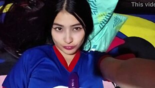 Once the cuckold left, she spread wide for my huge cock in raw homemade pounding