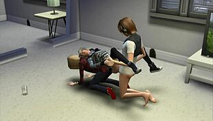 i'm crushed watching her old pussy get licked in sims 4 cuckold