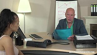 Yo, bald guy licks beautiful young shaved pussy in hardcore massage action