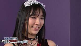 ready for chiharu's steamy blowjob before she craves your rough fuck