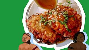 Nico Moron Fights in False Hood with Chinese Food Wrestling Action