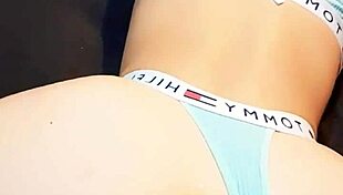 i love when she pulls panties aside and slides cock deep in my ass