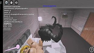 whoa, roblox devil milf with big tits takes my huge cock pounding
