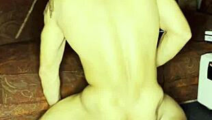 lvory white pounds her gaping hole deep with huge dildo solo