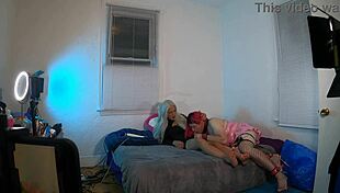 Ts kelsey masters devours that huge trans cock deep