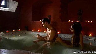 arabian lovers ignite deep erotic passions together