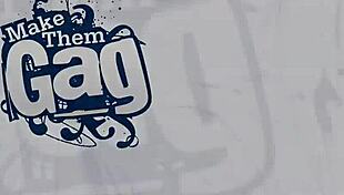 faye robins gulps down every drop of hot cum after deepthroat gagging