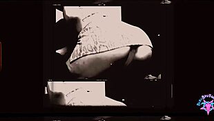 Bleubrutalrose tempts in pink heels as goth milf's big ass craves latex metal dildo