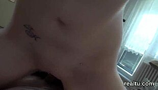 Striking Czech teen gets clothes ripped in mall shop then POV asshole penetration hardcore