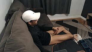 bro's huge cock spied hidden cam big monster throbbing
