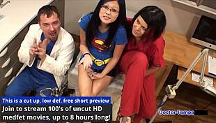 dr tampa saving super mina little 18+ cutie in nurse play 😏👩‍⚕️🔥